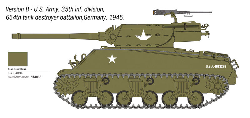 Italeri 96538 1:35 M36B1 90mm GMC
