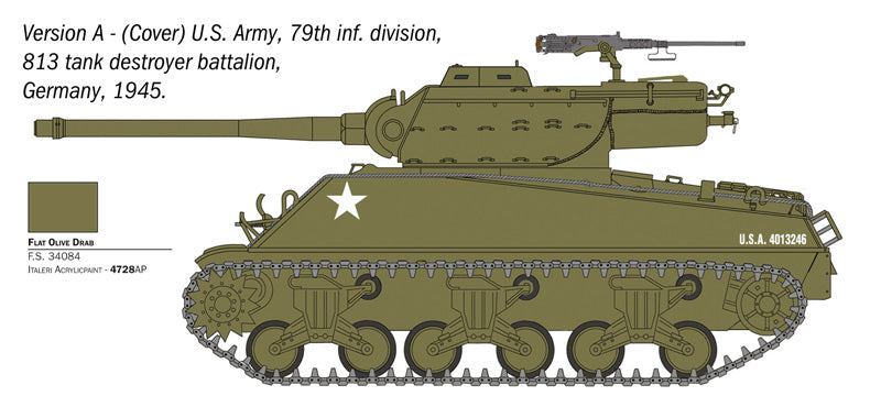 Italeri 96538 1:35 M36B1 90mm GMC