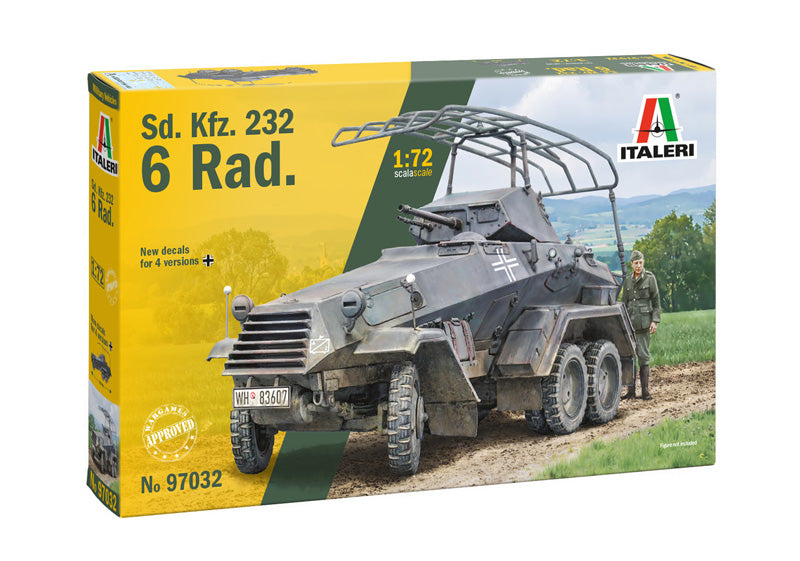 Italeri 97032 1:72 German Sd.Kfz.232 6 Rad