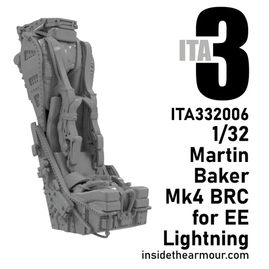 Inside the Armour ITA332006 1:32 Martin Baker Mk.4BRC BAC/EE Lightning F.1A/F.3 F.2A/F.6