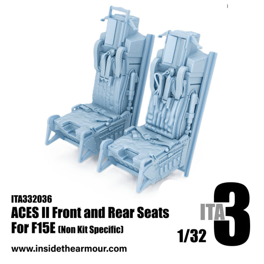 Inside the Armour ITA332036 1:32 ACES II seats (2 seats)
