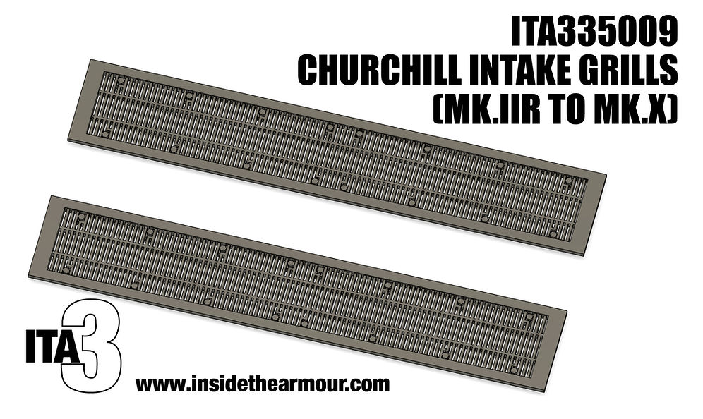 Inside the Armour ITA335009 1:35 Churchill Air Intake Grills