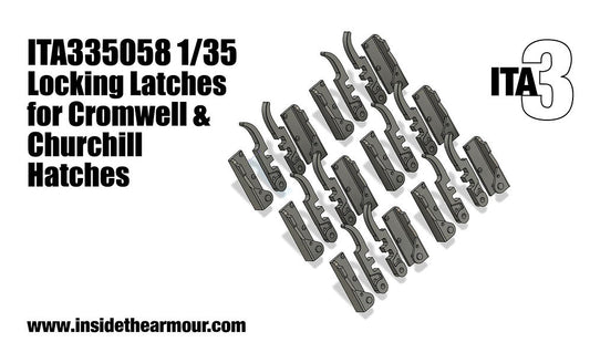 Inside the Armour ITA335058 1:35 Churchill cromwell hatch latches
