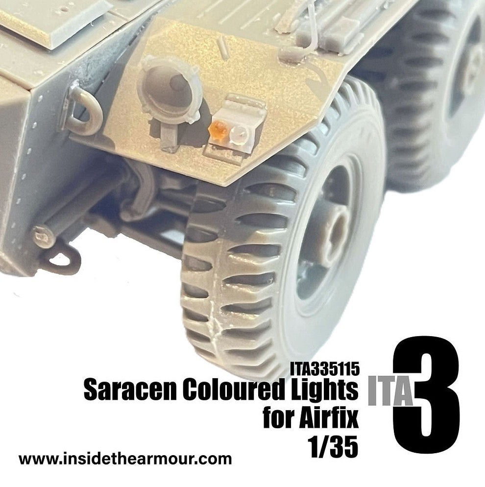 Inside the Armour ITA335115 1:35 Saracen coloured light set