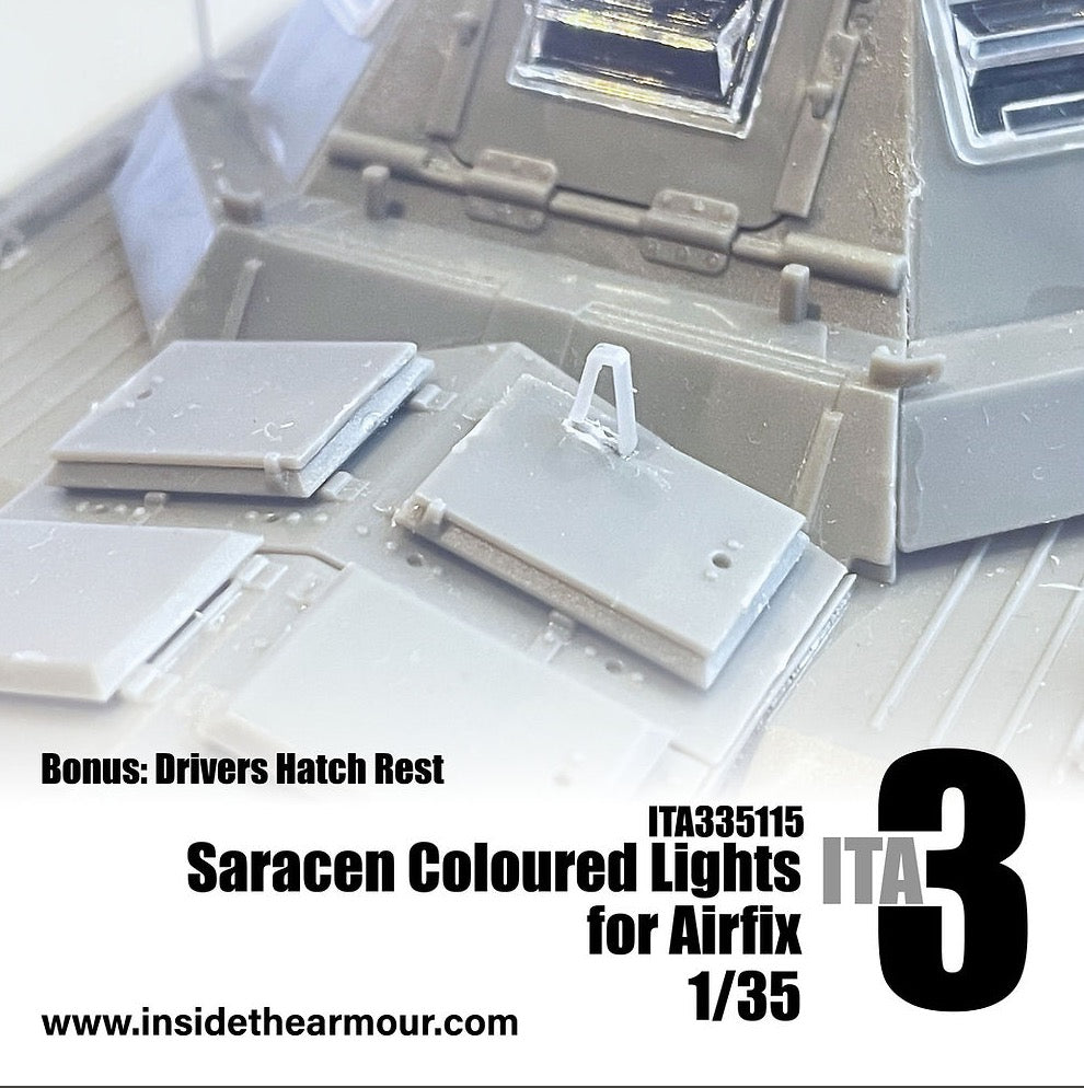 Inside the Armour ITA335115 1:35 Saracen coloured light set