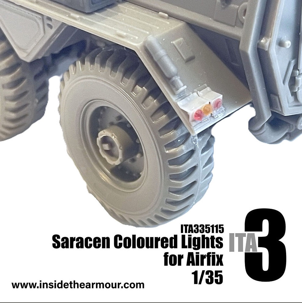 Inside the Armour ITA335115 1:35 Saracen coloured light set