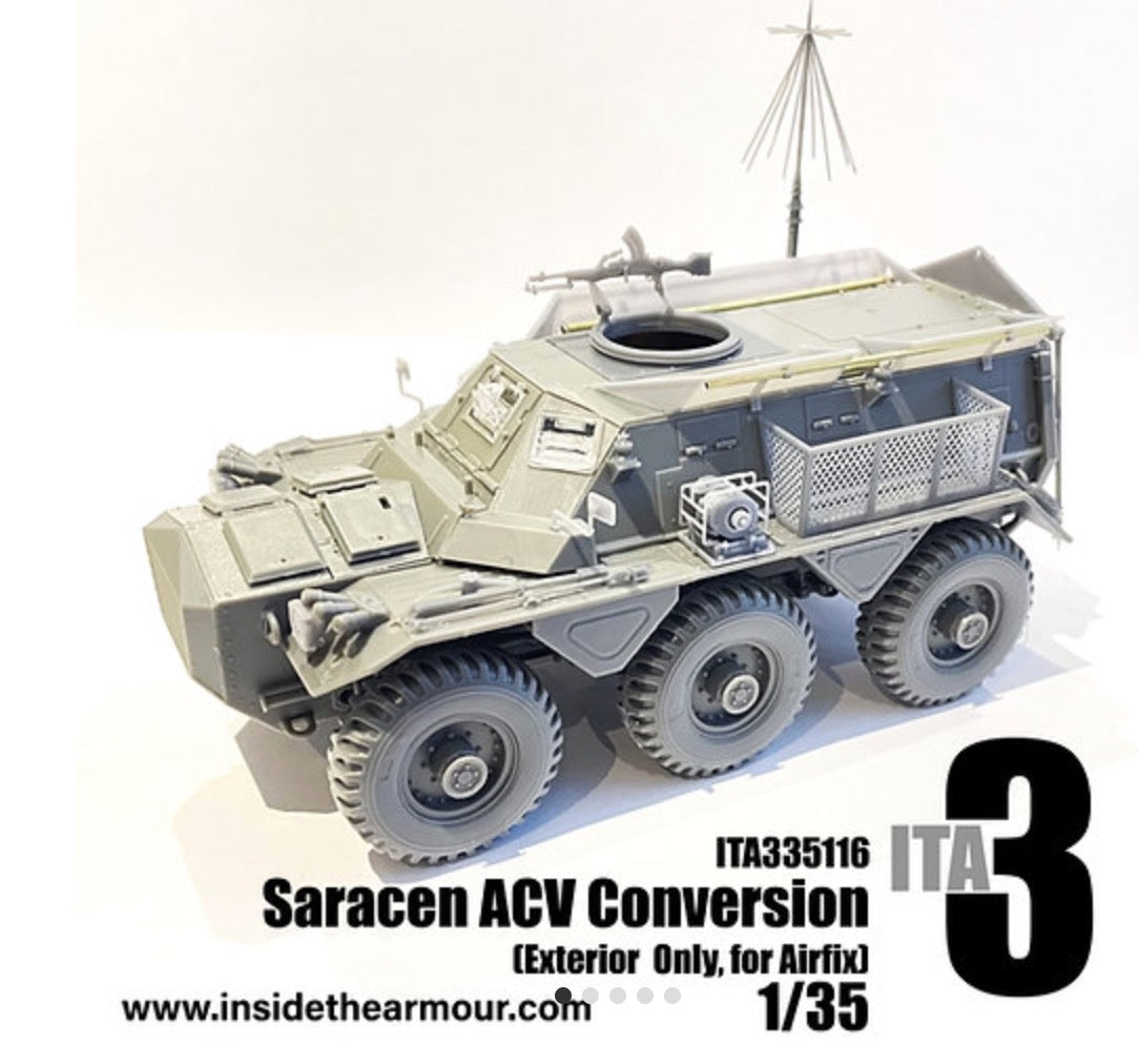 Inside the Armour ITA335116 1:35 Saracen ACV Conversion