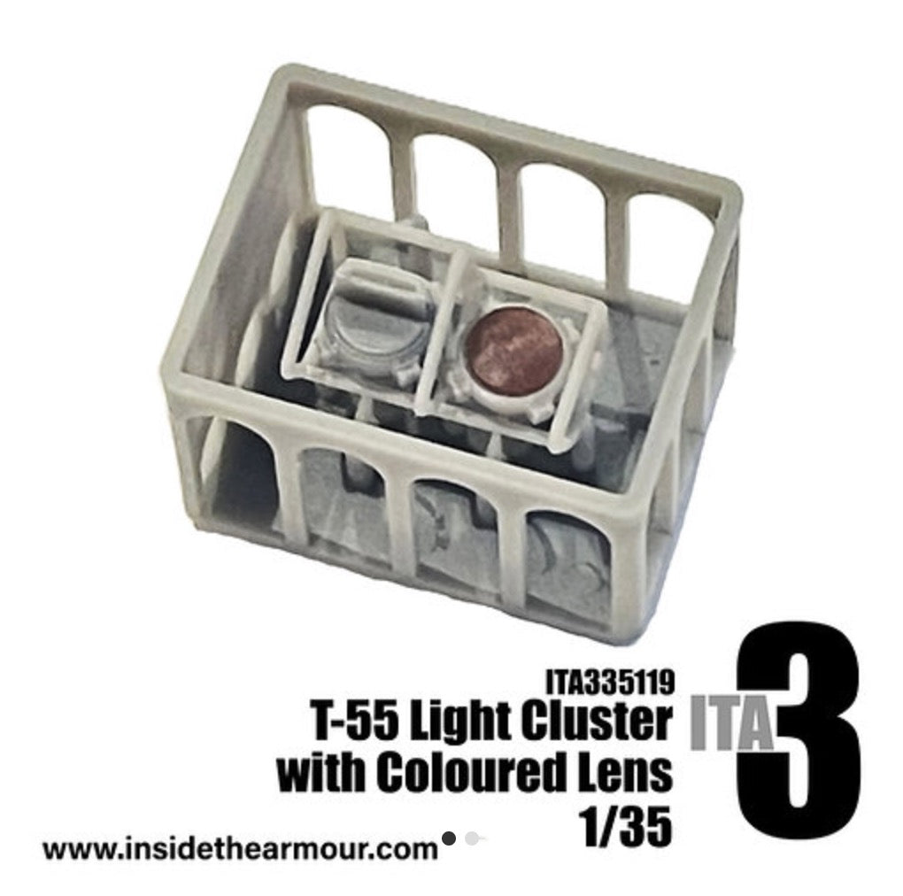 Inside the Armour ITA335119 1:35 T-55 Light Cluster with Coloured Lens