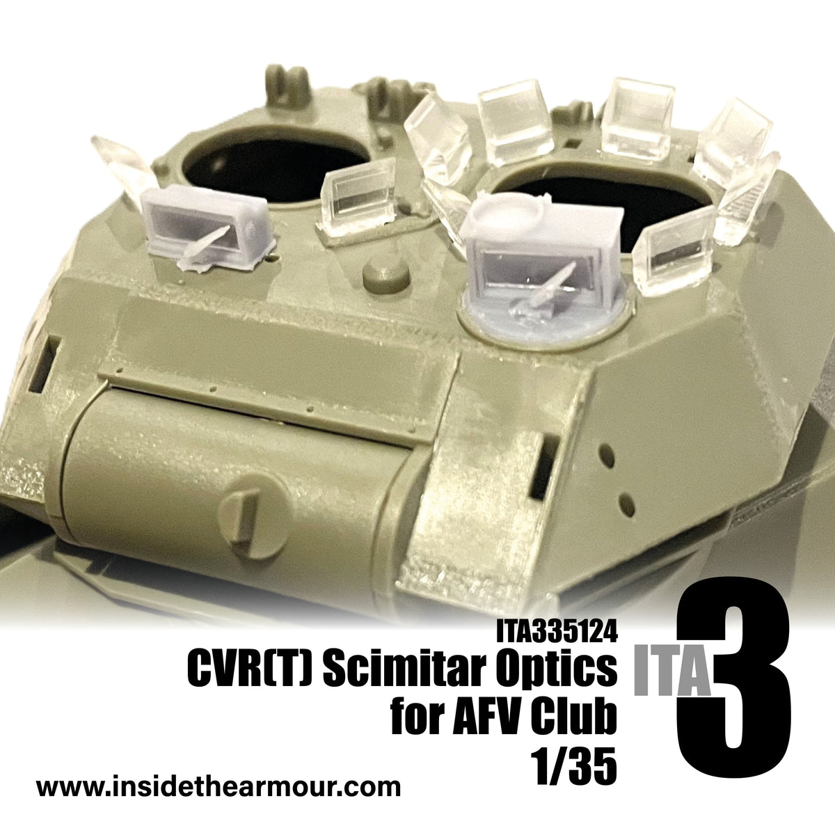 Inside the Armour ITA335124 1:35 CVR(T) Scimitar Optics Set
