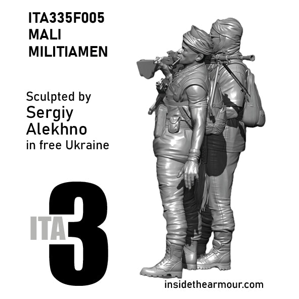 Inside the Armour ITA335F005 1:35 Mali Militiamen