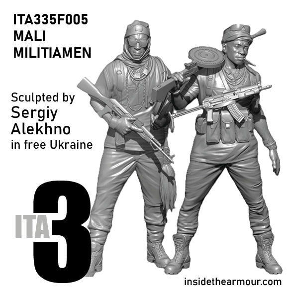 Inside the Armour ITA335F005 1:35 Mali Militiamen
