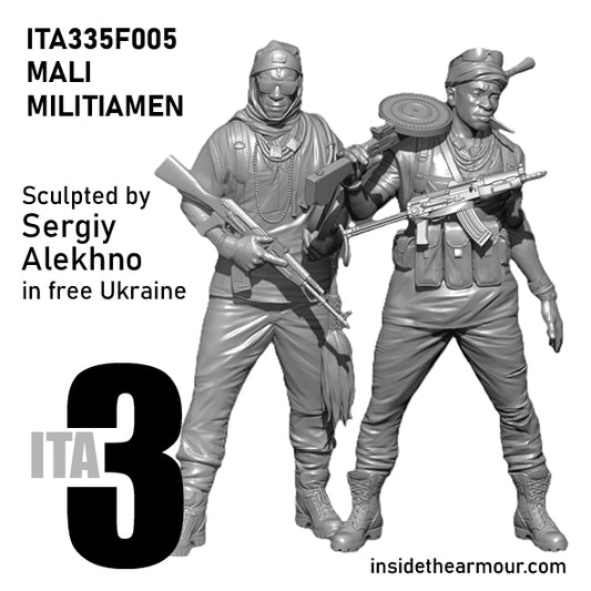 Inside the Armour ITA335F005 1:35 Mali Militiamen