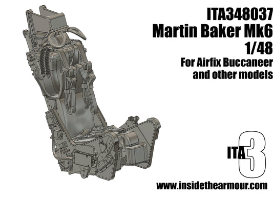 Inside the Armour ITA348037 1:48 Martin Baker Mk6 one seat included