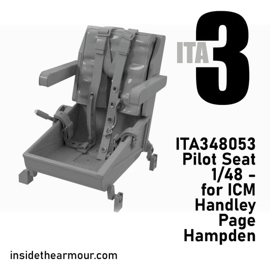 Inside the Armour ITA348053 1:48 Handley-Page Hampden B Mk.I Pilot's Seat