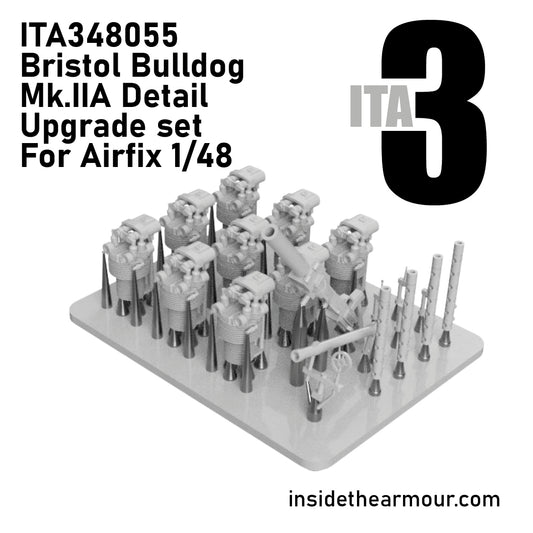 Inside the Armour ITA348055 1:48 Bristol Bulldog Mk.IIA Upgrade set