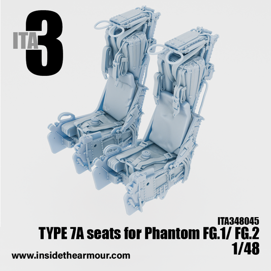 Inside the Armour ITA348068 1:48 Type 7 Seats for FG.1 FG.2 British Phantoms