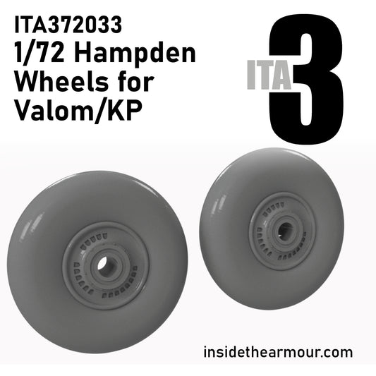 Inside the Armour ITA372033 1:72 Weighted Wheels for Handley-Page Hampden