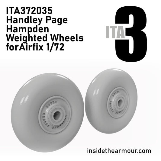 Inside the Armour ITA372035 1:72 wheels for Handley-Page Hampden