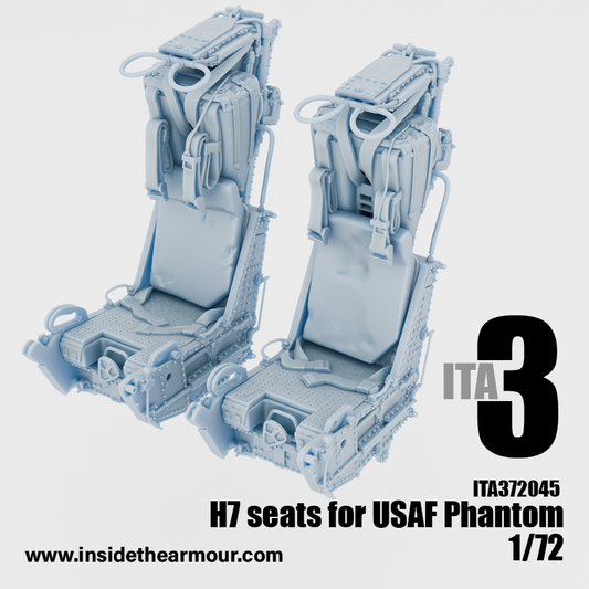 Inside the Armour ITA372045 1:72 USAF H7 Seats for Phantom