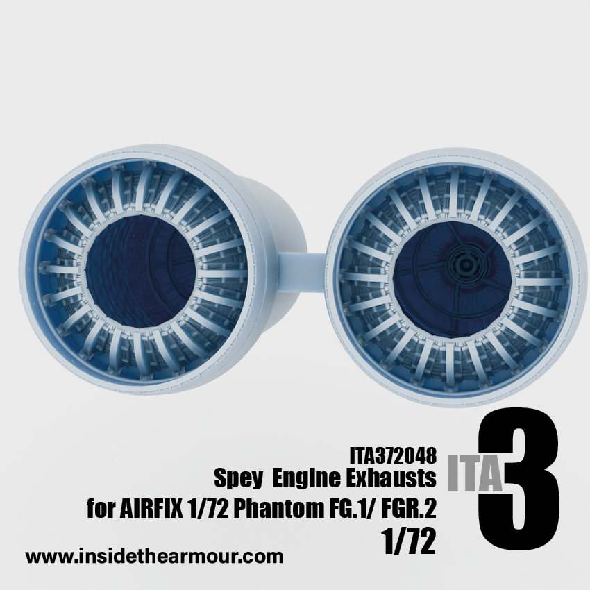 Inside the Armour ITA372048 1:72 Spey Engine Exhausts for Phantom FG.1/FGR.2