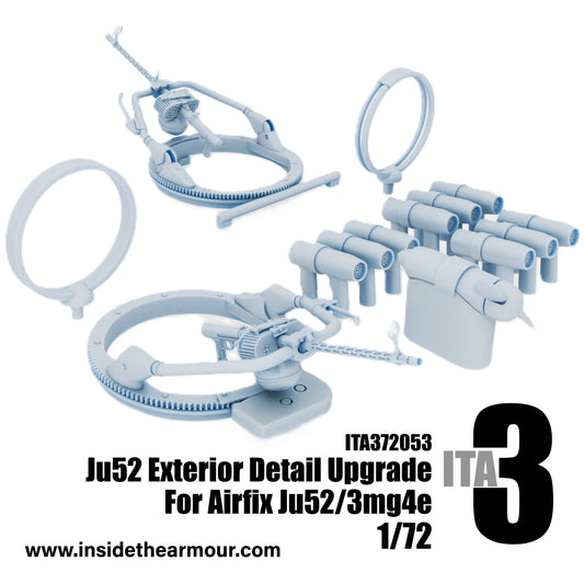 Inside the Armour ITA372053 1:72 Junkers Ju-52/3mg4e Exterior Upgrade set