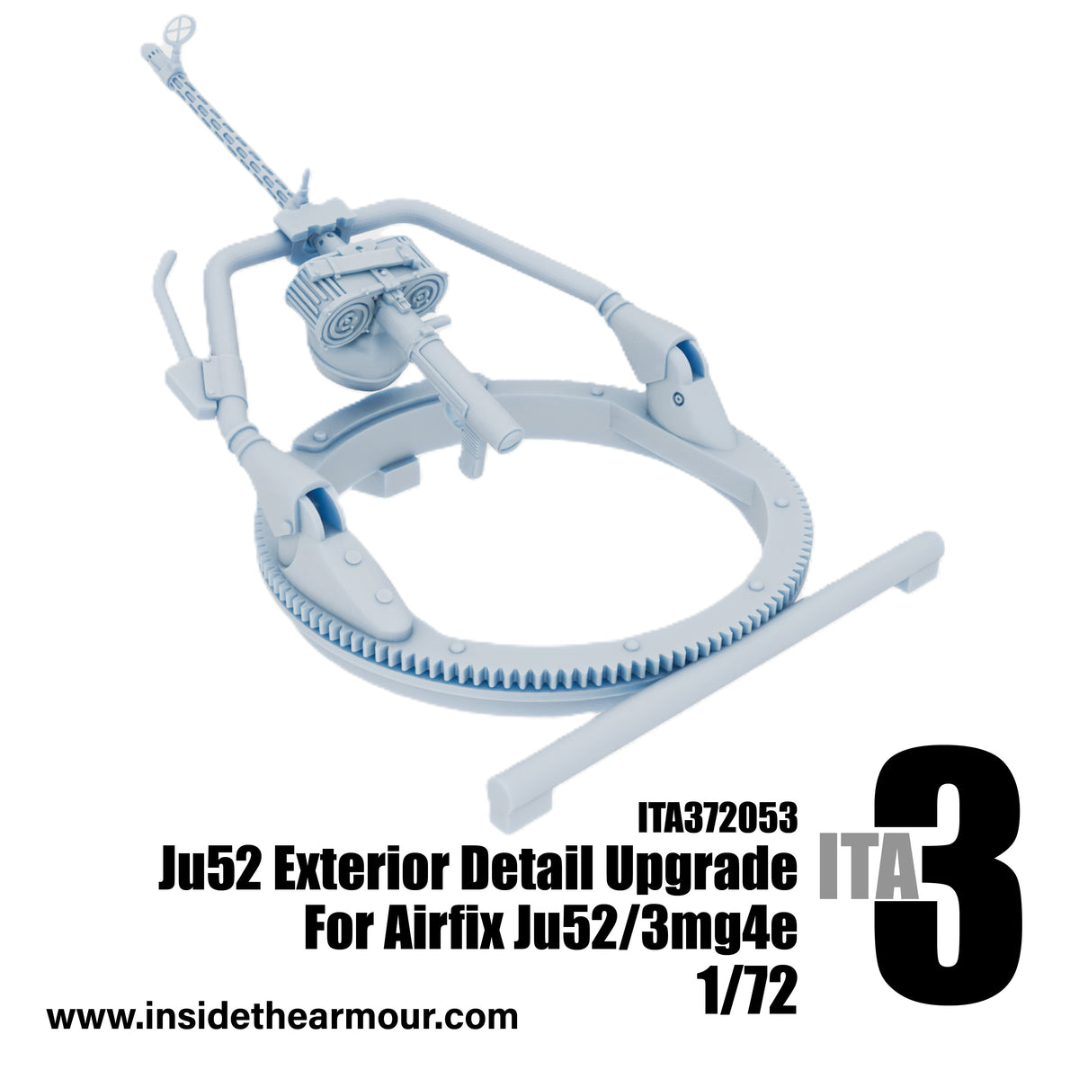 Inside the Armour ITA372053 1:72 Junkers Ju-52/3mg4e Exterior Upgrade set