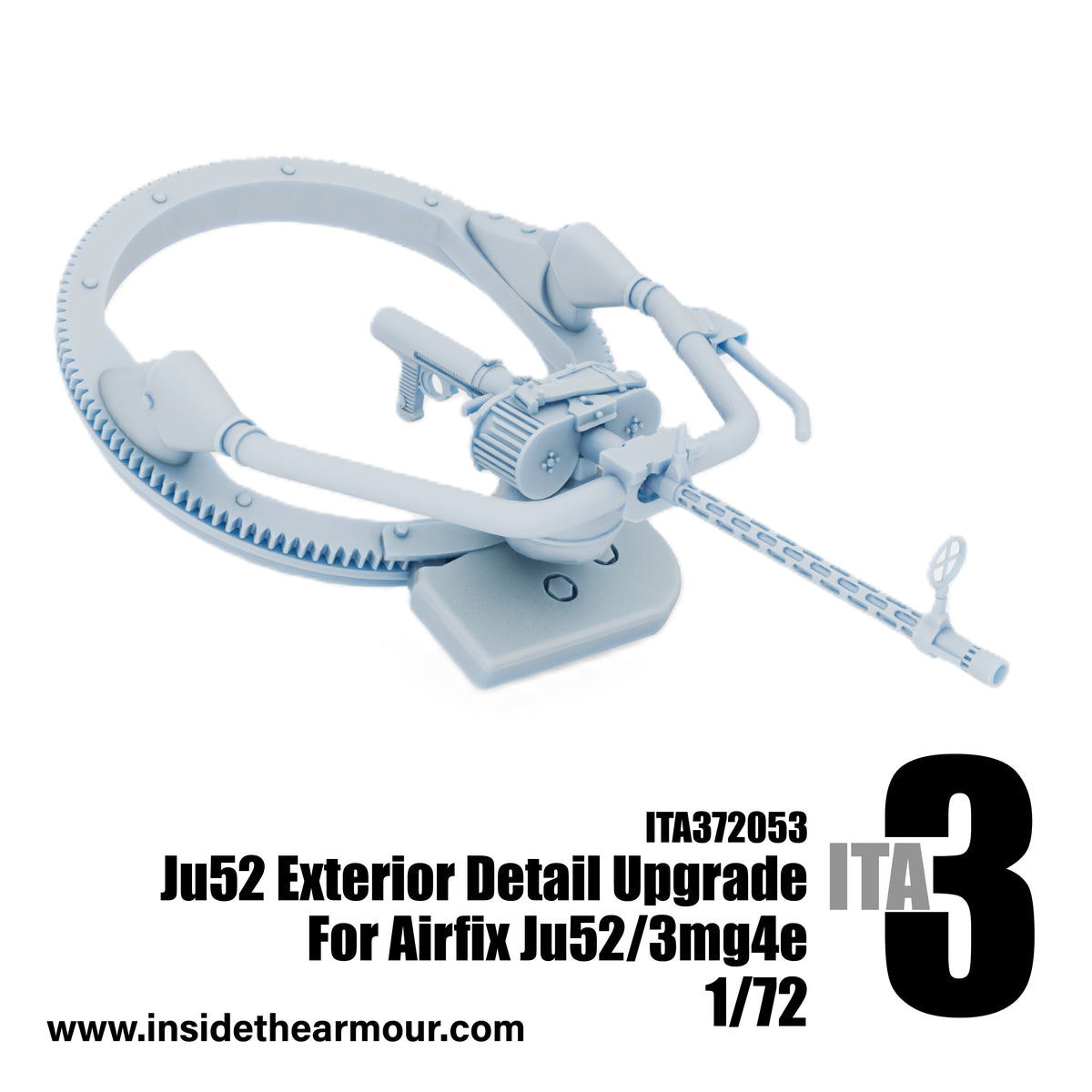 Inside the Armour ITA372053 1:72 Junkers Ju-52/3mg4e Exterior Upgrade set