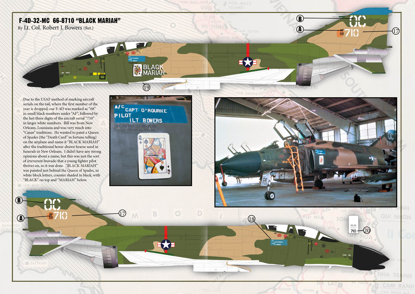 Inside the Armour D7201 1:72 '13th TFS McDonnell F-4D Phantom's Over Vietnam'