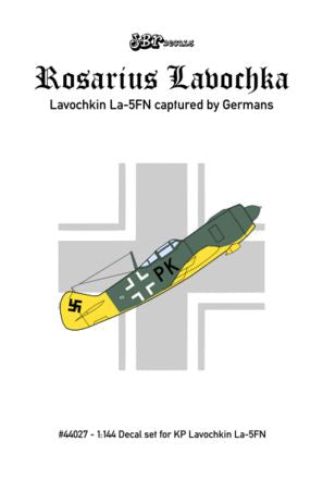 JBr Decals 44027 1:144 Rosarius Lavochka La-5FN tested by Zirkus Rosarius