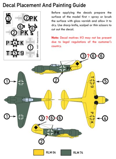 JBr Decals 44027 1:144 Rosarius Lavochka La-5FN tested by Zirkus Rosarius