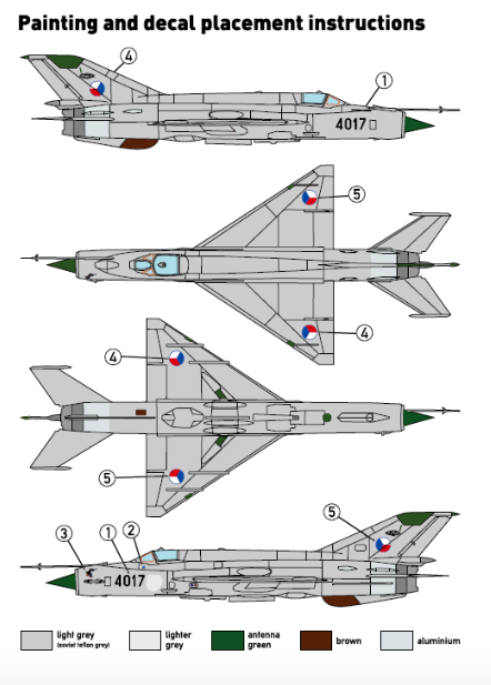 JBr Decals 72010 1:72 2010 Donald the MiG.