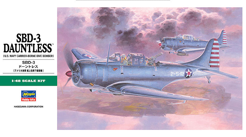 Hasegawa JT019 1:48 Douglas SBD-3 Dauntless