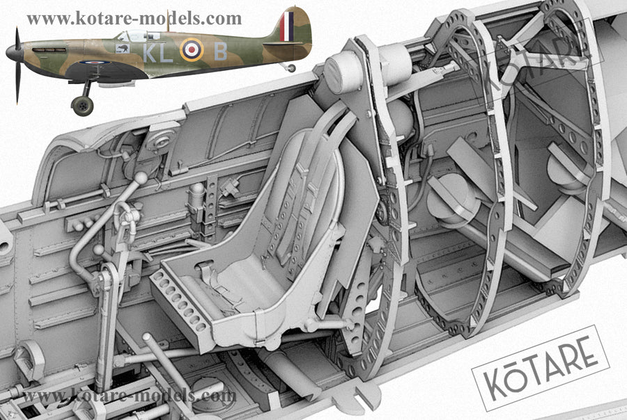 Kotare 32001 1:32 Supermarine Spitfire Mk.Ia (Mid)