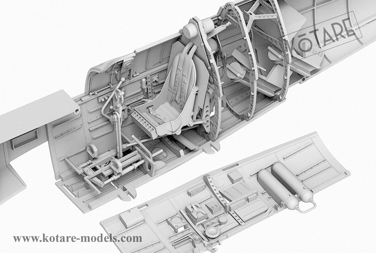 Kotare 32001 1:32 Supermarine Spitfire Mk.Ia (Mid)