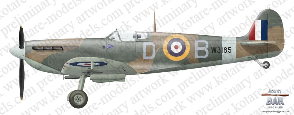 Kotare 32002 1:32 Supermarine Spitfire Mk Va Wing Commander Douglas Bader