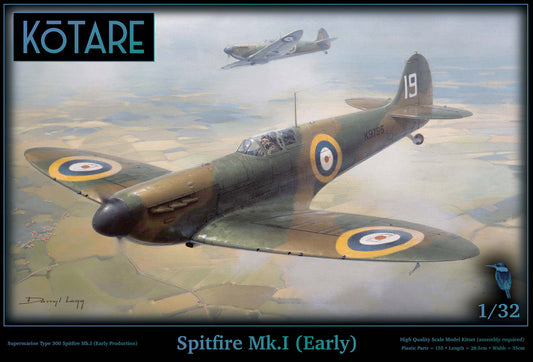 Kotare Models 32004 1:32 Supermarine Spitfire Mk.I (Early)