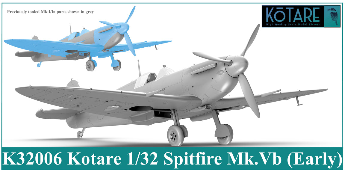 Kotare K32006 1:32 Supermarine Spitfire Mk.Vb (Early)