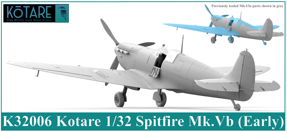 Kotare K32006 1:32 Supermarine Spitfire Mk.Vb (Early)