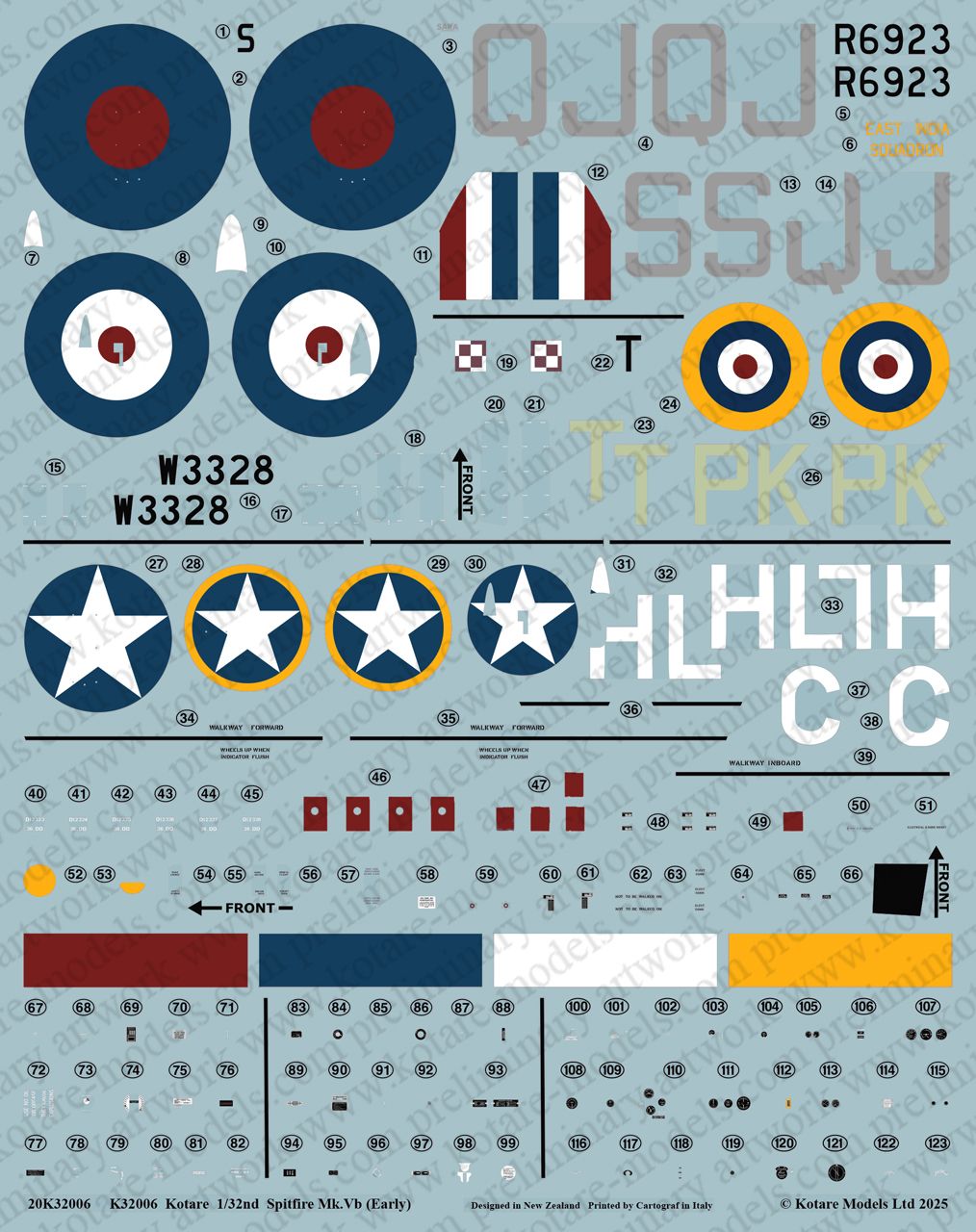 Kotare K32006 1:32 Supermarine Spitfire Mk.Vb (Early)