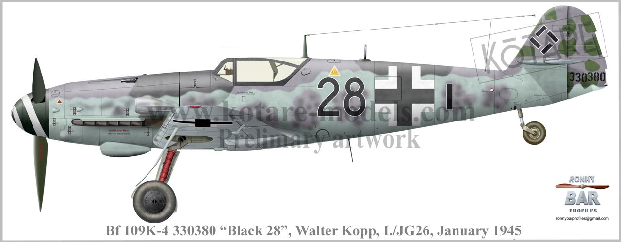 Kotare K32009NZ 1:32 Messerschmitt Bf-109K-4 - All new tooling