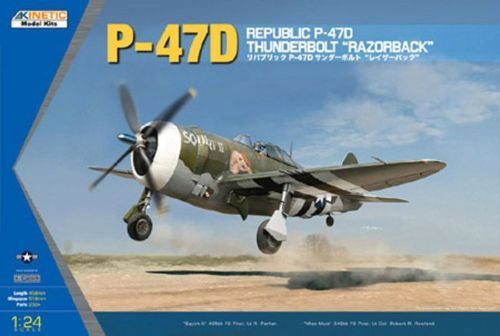 Kinetic K3208 1:24 Republic P-47D Thunderbolt Razorback