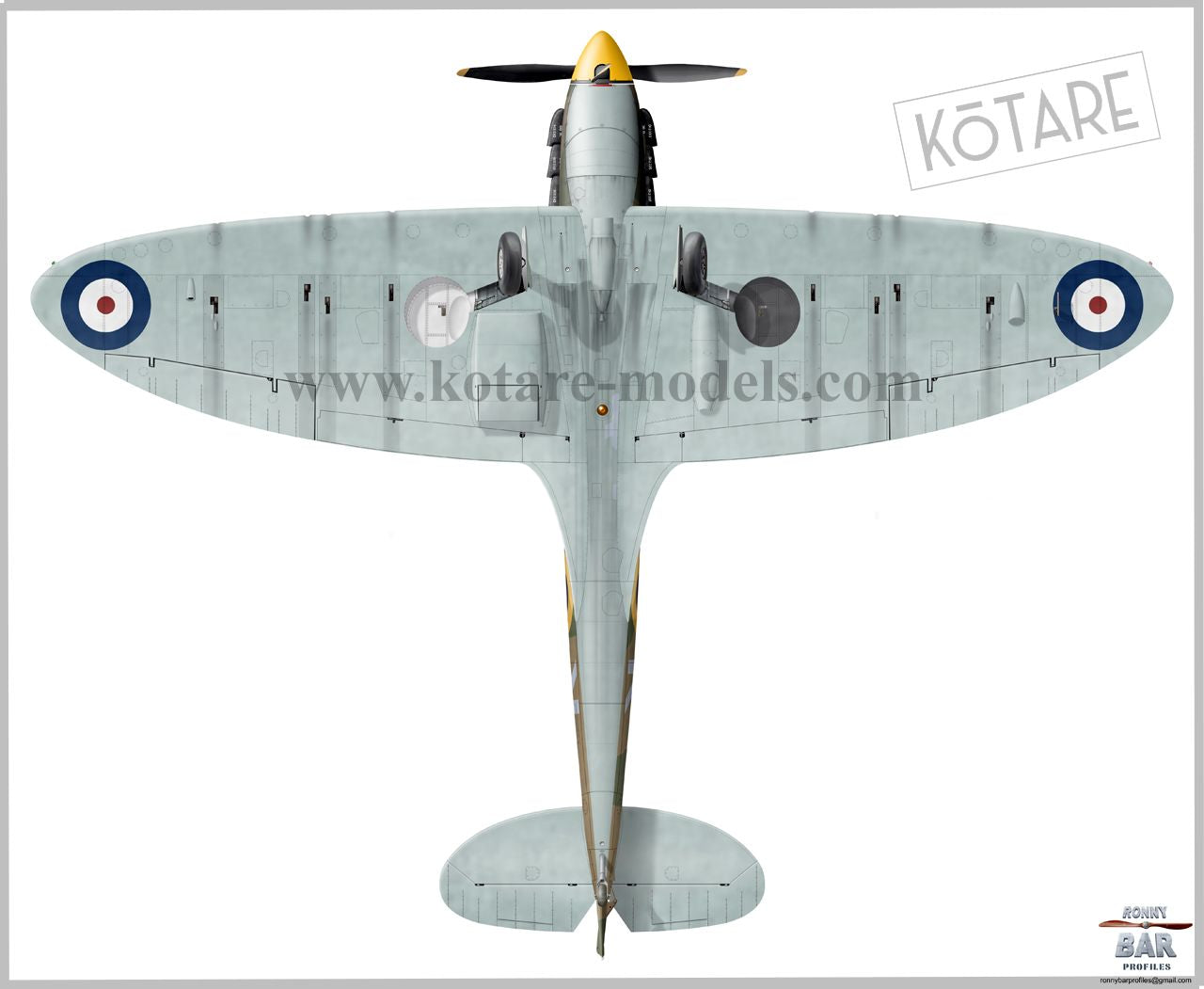 Kotare 32601 1:32 Spitfire Mk.Ia "Brian Lane"