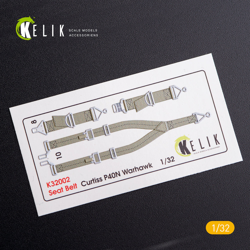 Kelik K32002 1:32 Curtiss P-40N Warhawk interior (3D-Printed) decals