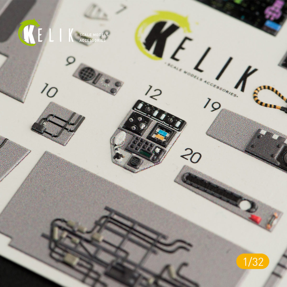 Kelik 3D Decals K32009 1:32 Lockheed-Martin F-35C - Interior 3D-Decal