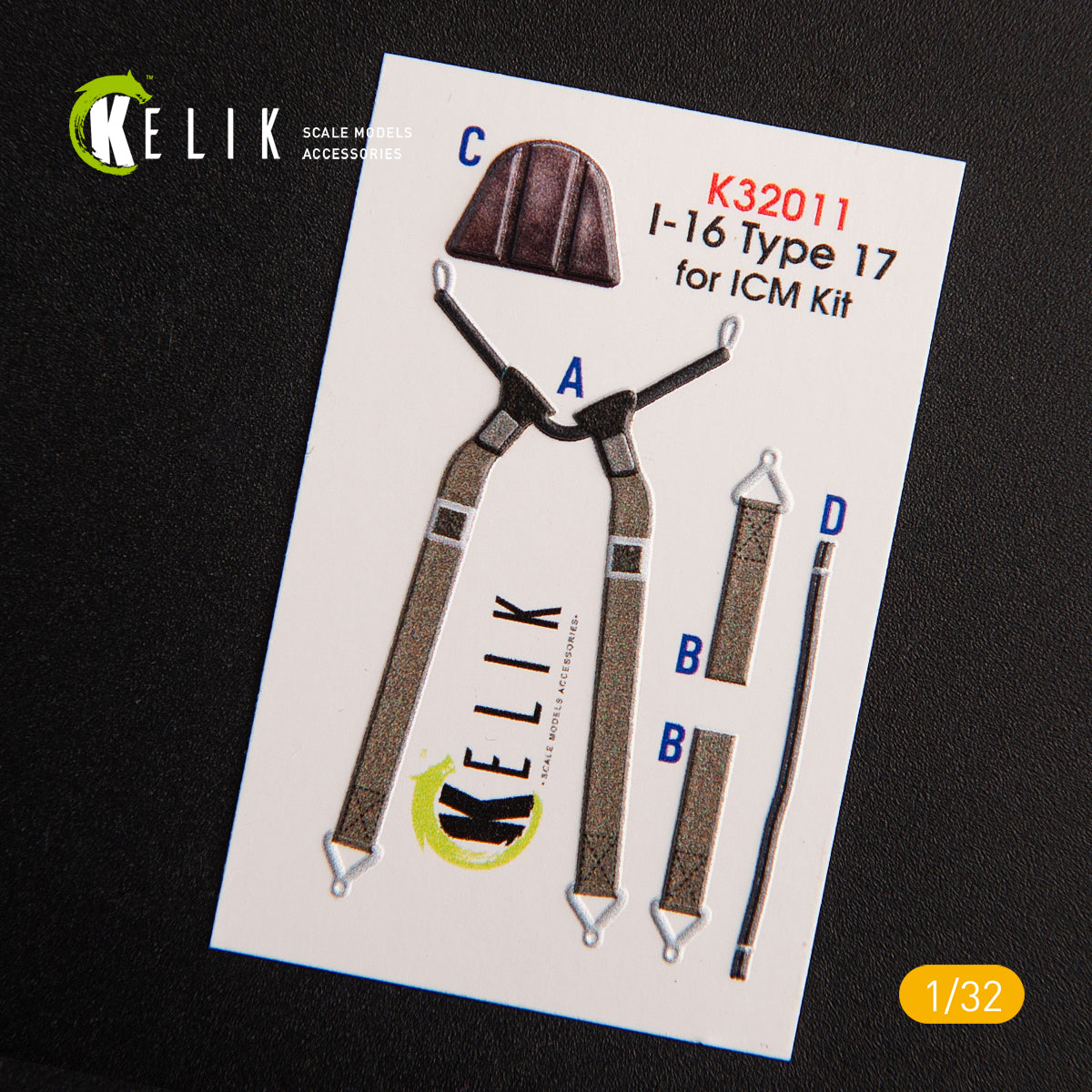 Kelik 3D Decals K32011 1:32 Polikarpov I-16 type 17 - Interior 3D-Decal