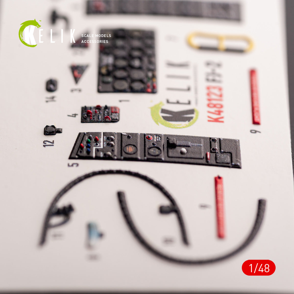 Kelik K48123 1:48 FJ-2 - interior 3D-decals