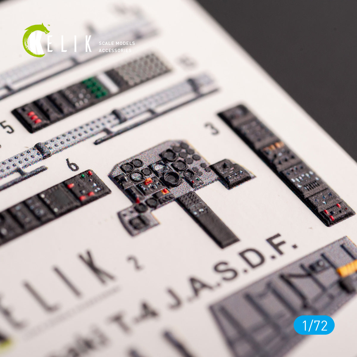 Kelik K72073 1:72 Kawasaki T-4 - interior 3D-decals