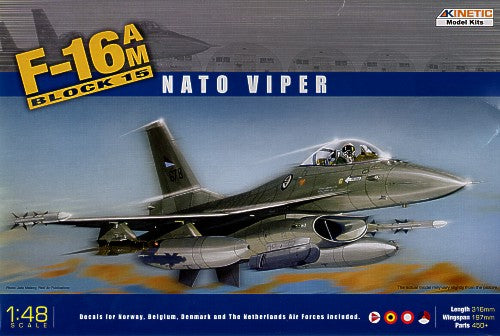 Kinetic K48002 1:48 General-Dynamics F-16A M 'NATO Falcon' Block 10