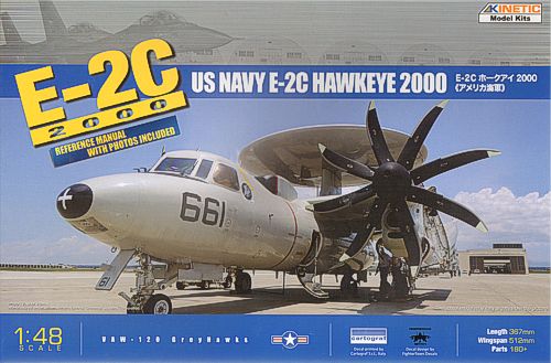 Kinetic K48016 1:48 Grumman E-2C Hawkeye 2000