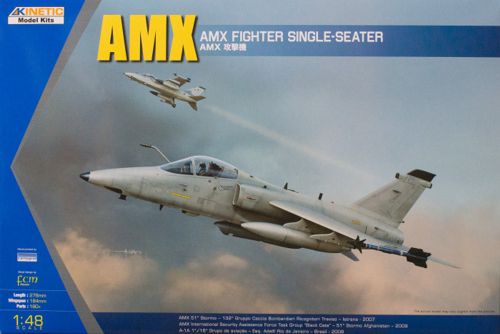 Kinetic K48026 1:48 AMX International A11 'Ghibli'/A-1 Ground Attack Aircraft - Brazil & Italy